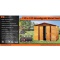 TMG 11' X 12' METAL SHED, WOOD GRAIN, UNUSED