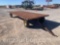 4 WHEEL CHASSIS, 8' X 20' METAL BED, (R) NO TITLE,