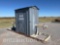 6' X 4' X 8' TALL METER HOUSE ON 17' SKIDS