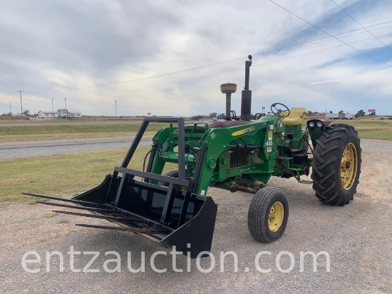 1968 JD 4020 TRACTOR, DSL., 3PT, 540 PTO,