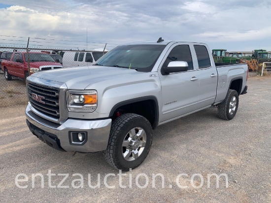 2016 GMC 2500 HD PICKUP, Z71, 4X4, 6.0 L GAS,