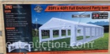 TMG 20' X 40' FULLY ENCLOSED PARTY TENT, UNUSED