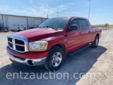 2006 DODGE 1500 MEGA CAB PICKUP, GAS, 5.7 HEMI,