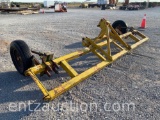 HAMBY 16' TOOL BAR W/ GAUGE WHEELS