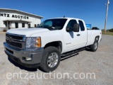 2011 CHEVY 2500 EXT. CAB PICKUP, 4X4, GAS AND CNG