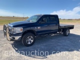 2007 DODGE RAM 2500 PICKUP, CREW CAB, 4X4, DSL.,