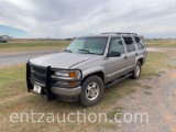 2000 CHEVY TAHOE, 350 GAS ENGINE, AUTO, 4X4,