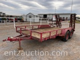UTILITY TRAILER, 16' X 80