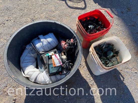 3) FENCE CHARGES, 3) 3/8 ELECTRIC DRILLS, USED