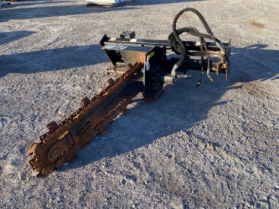 CAT T9N TRENCHER, 48" DEPTH, 6" WIDE, HYD. DRIVE,