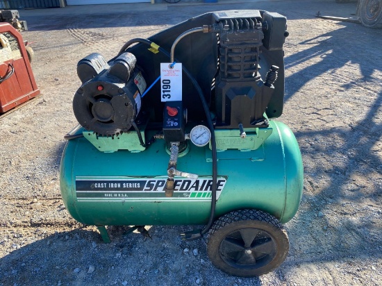 SPEEDAIRE AIR COMPRESSOR, 240 VOLT, 20 GALLON