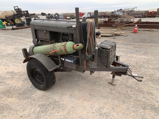 HOBART GAS WELDER W/ LEADS, PROPANE TORCH,