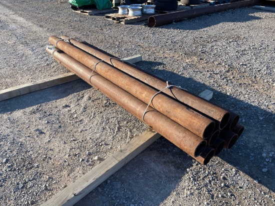 5 1/2" X 9' PIPE POSTS **SOLD TIMES