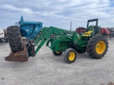 1990 JD 2155 TRACTOR, 3PT, PTO, ROPS, W/ GREAT