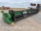 JD 930F HEADER, FULL POLY FINGER, FORE & AFT,