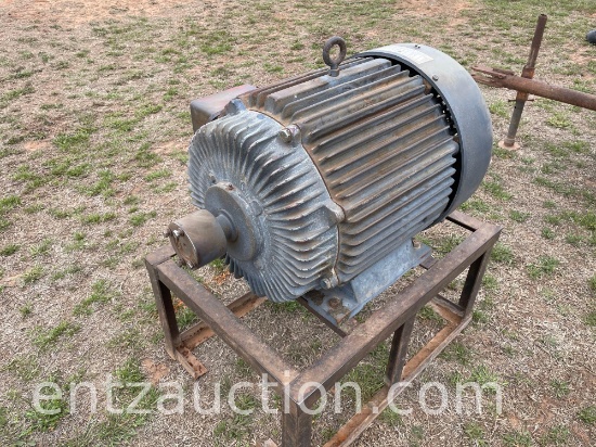 100 HP ELECTRIC MOTOR, 3 PHASE, HORIZONTAL SHAFT