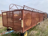 4 WHEEL PEANUT SOLAR DRYING TRAILER, 98
