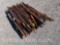 LOT OF USED T-POSTS, VARIOUS LENGTHS
