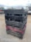 STACKABLE PLASTIC PALLET BINS, COLLAPSIBLE,