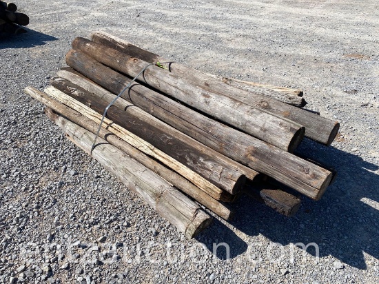 USED WOOD POSTS OF VARIOUS SIZES **SOLD TIMES THE