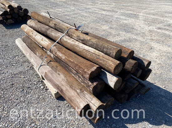 USED WOOD POSTS OF VARIOUS SIZES **SOLD TIMES THE