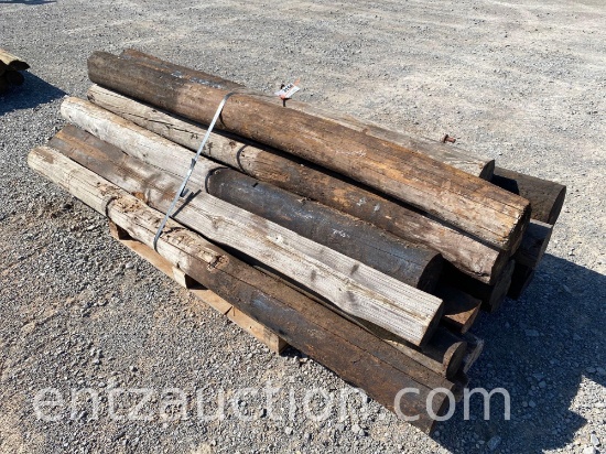 USED WOOD POSTS OF VARIOUS SIZES **SOLD TIMES THE
