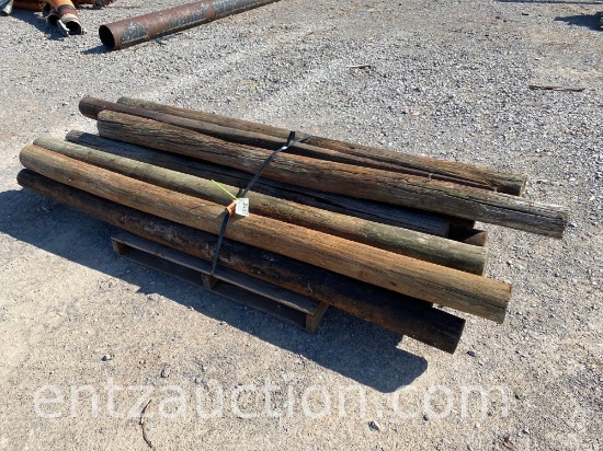 USED WOOD POSTS OF VARIOUS SIZES **SOLD TIMES THE