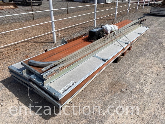 16' X 14' COMPLETE GARAGE DOORS W/ RAILS