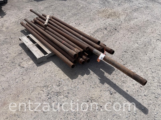 2 7/8" OD PIPE POSTS, VARIOUS LENGTHS **SOLD