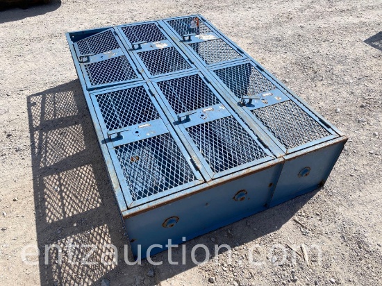SET OF 6 METAL LOCKERS