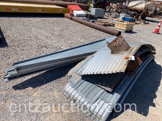 18' DISASSEMBLED GRAIN BIN, MISSING ROOF RING