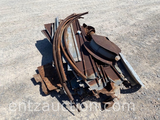 1920'S 12' GRAIN BIN, DISASSEMBLED