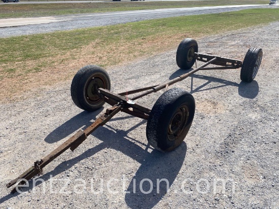 4 WHEEL TRAILER CHASSIS, NO TITLE,