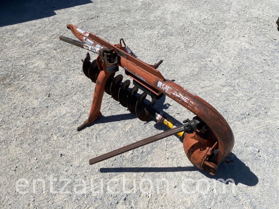 RHINO POST HOLE DIGGER, 3PT, 9" AUGER