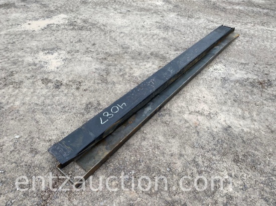 SET OF PALLET FORK EXTENSIONS, 100"