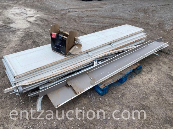 GARAGE DOOR, 10' W X 7' T, INSULATED, WHITE