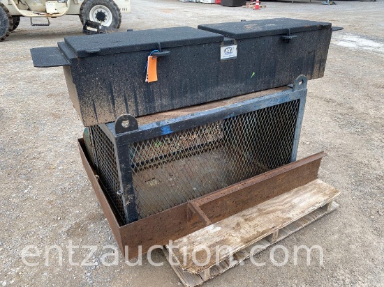 BCL CROSSBED TOOLBOX, METAL CAGE & BIT BOX
