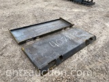 WELDABLE QUICK ATTACH PLATES, USSA **SOLD TIMES