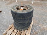 GOODRIDE 235/80R16 TRAILER TIRES, MOUNTED ON