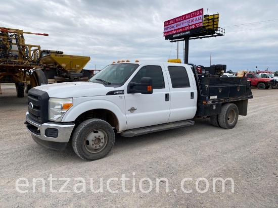 2011 FORD F350 XL PICKUP, DUALLY, 4 DOOR, AUTO,