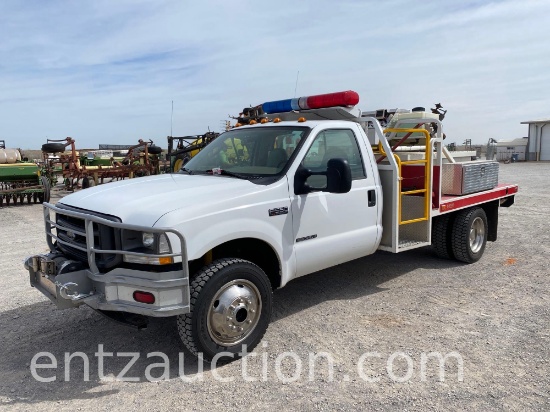 2003 FORD F550 XL BRUSH TRUCK, 7.3L POWERSTROKE,