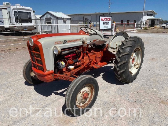 FORD 801 POWERMASTER TRACTOR, 3PT, PTO,