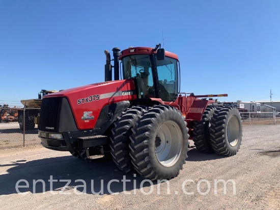 2005 CASE IH STX375 TRACTOR, C&A, 4X4, 4 REMOTES,
