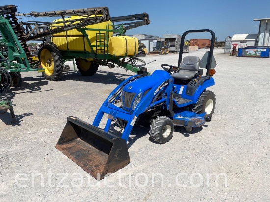 2006 NH TZ25DA TRACTOR, FWA, DIESEL, 3PT, PTO,