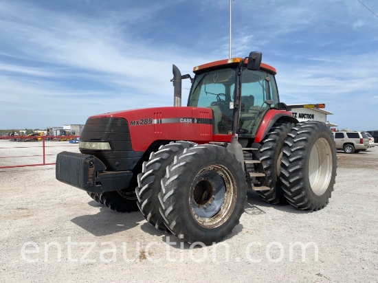 2003 CASE IH MX285 TRACTOR, FWA, C&A, POWERSHIFT,