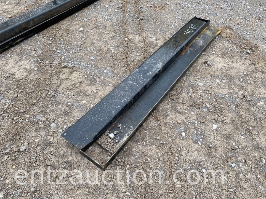 SET OF PALLET FORK EXTENSIONS, 71"