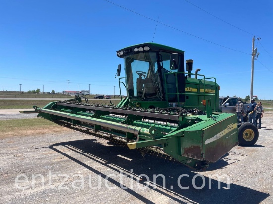 2006 JD 4895 SWATHER, C&A, 18' SICKLE HEADER,