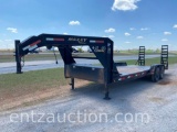 2012 MAXEY GN FLATBED TRAILER, 84