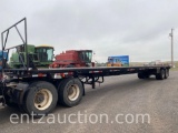 1980 TRAILMOBILE FLATBED TRAILER,