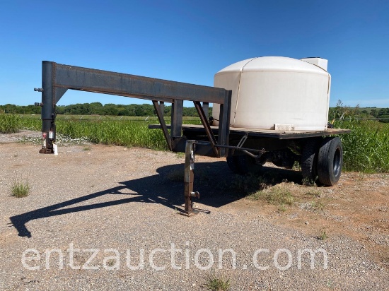 SHOPBUILT GN SINGLE AXLE FERTILIZER NURSE TRAILER,
